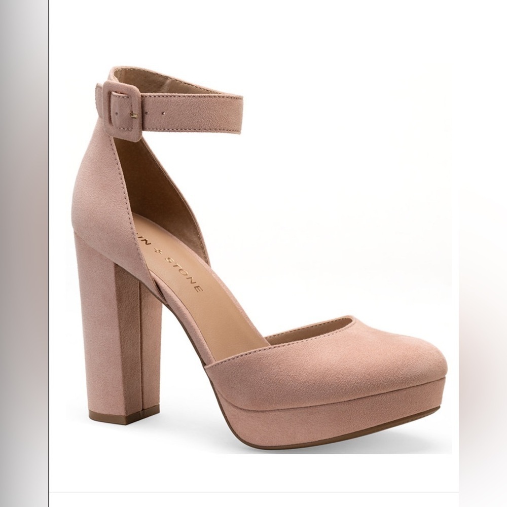 Estrella Block-Heel Pumps,
